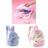 Unicorn Plush Childrens Backpack With Air Cushion Straps For Girls Daily Use