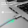 60W Multi-Port Charging Cable 4-in-1 Fast Charger IPhone Android USB-C Devices With Zinc Alloy Housing