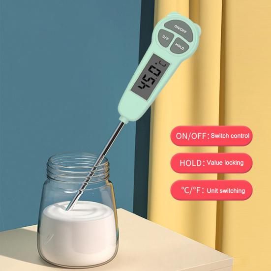 Food Thermometer, Instant Read Digital Cooking Thermometer, Accurate Temperature Measurement, for Grilling Baking Candy Frying
