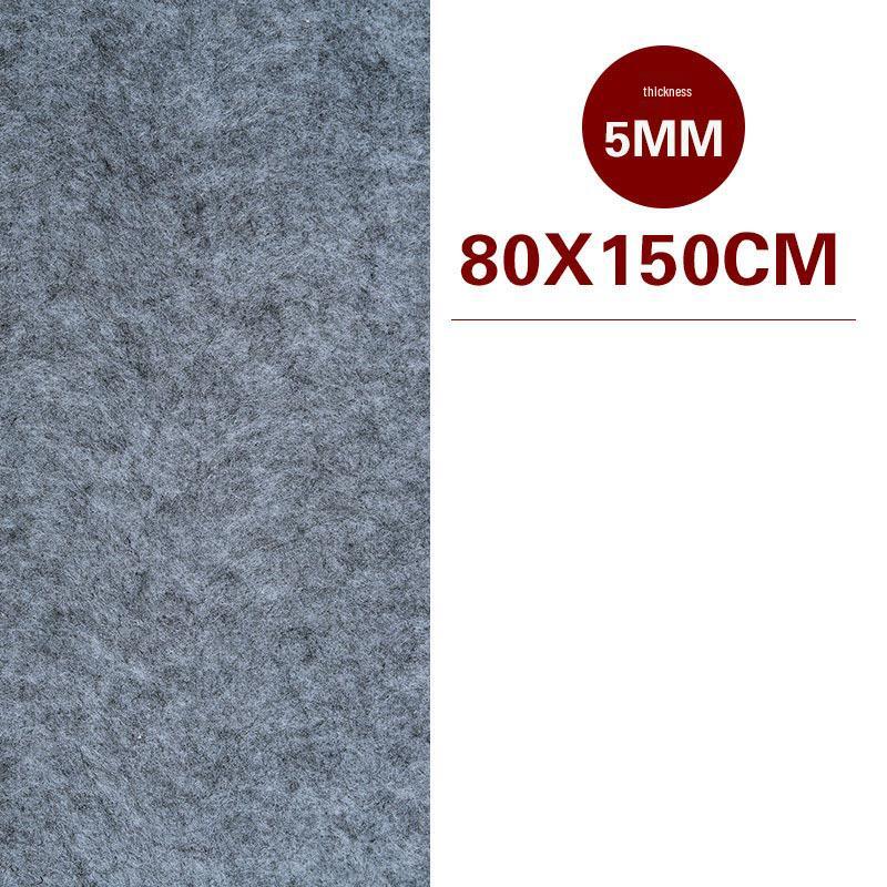 Calligraphy Felt Pad - 5MM Thick Rice Grid Cloth in Black, White, Grey - Ideal for Students