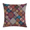 Mandala Pillowcase Square Cushion Cover Pillow Double Sided Ethnic Flower Bohemian Office Sofa Pillow