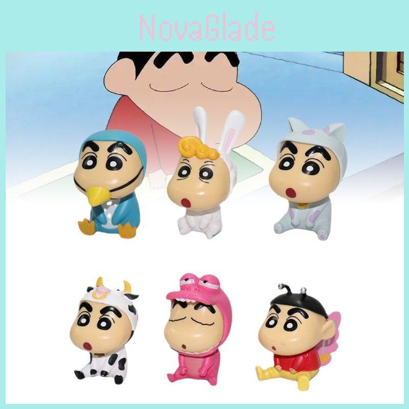 Adorable Crayon Shin-chan Figure Collectible Model Cute Animal Themed Pvc Toys