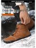 Men's and Women's Mid-Cut Winter Snow Boots - Fashionable, Warm, Plus Velvet Short Boots for Couples