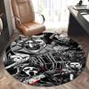Horror Movie Characters,Halloween Decorations Chair Mat Round Rug Office Carpet, Non Slip, Suitable for Living Rooms, Bedrooms,Decor1205840a