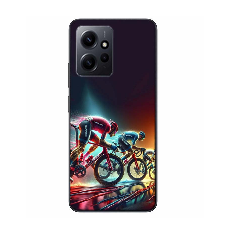 Bicycle Race Phone Case For Redmi 12 13C 12C 15C 9 10 10C Note 13 Pro Plus 14 15 Pro 9T 9C 9A TPU Soft Cover Clear Cell Cases Sh