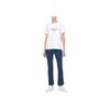 Calvin Klein Jeans Simple Letter Print Round Neck Short Sleeve T-Shirt Women Tops White 40WL259-YAA