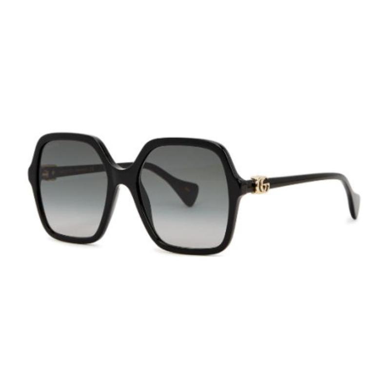 GUCCI Temple Logo - Butterfly Sunglasses Unisex Couple Black