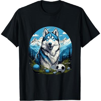 Alaskan Malamute Fußball - Alaskan Malamute T-Shirt(1)