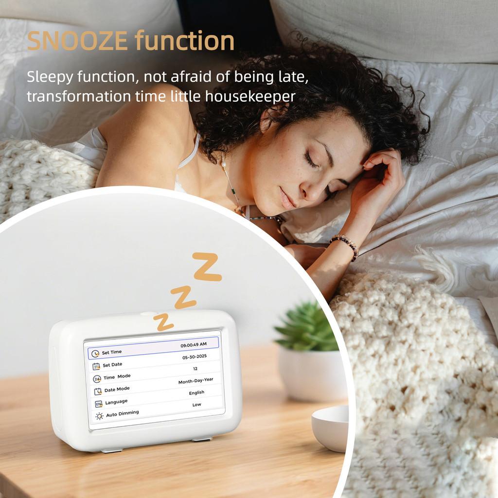 4.3 Inch LCD Display Screen Electronic Calendar Dementia Clock Desktop Digital Clock Elderly Medication Reminder Clock