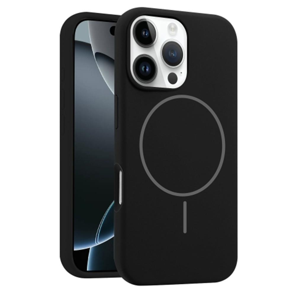 For iPhone 15 Pro Max Case Compatible with MagSafe Liquid Silicone Anti-Drop Phone Cover