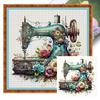Full Embroidery Cotton Thread 14CT Printed Floral Sewing Machine Cross Stitch