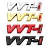 3D Metal VVTi Logo Letter Car Fender Emblem Rear Trunk Badge For Camry Corolla Yaris RAV4 Auris VVT I Sticker Accessories VE4
