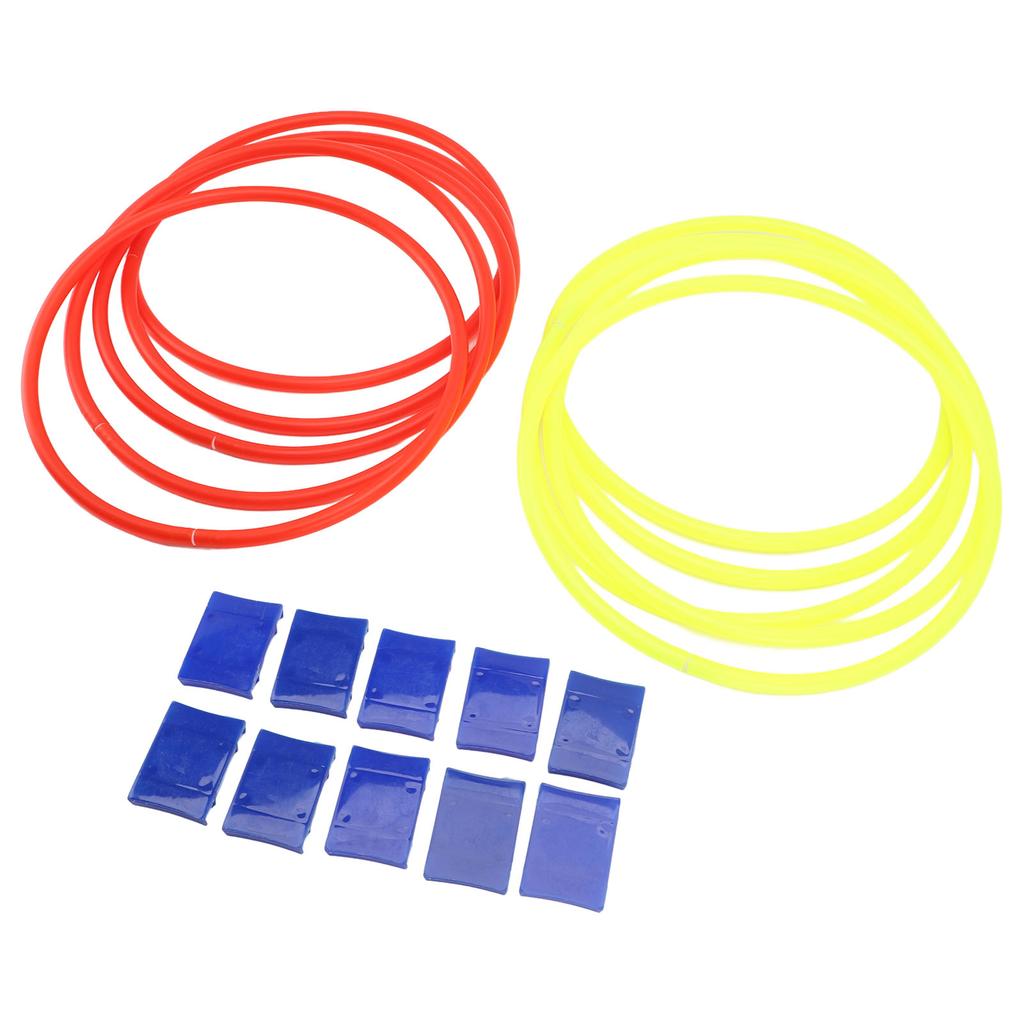 Outdoor Ring Game with 10Pcs Rings Connectors 28cm Improved Balance Enhanced Coordination Ring Game