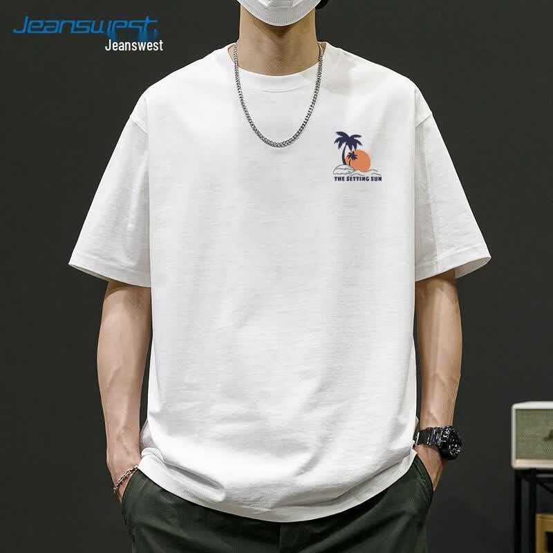 Jeanswest Men's 2026 Summer Cotton Loose Fit T-Shirt