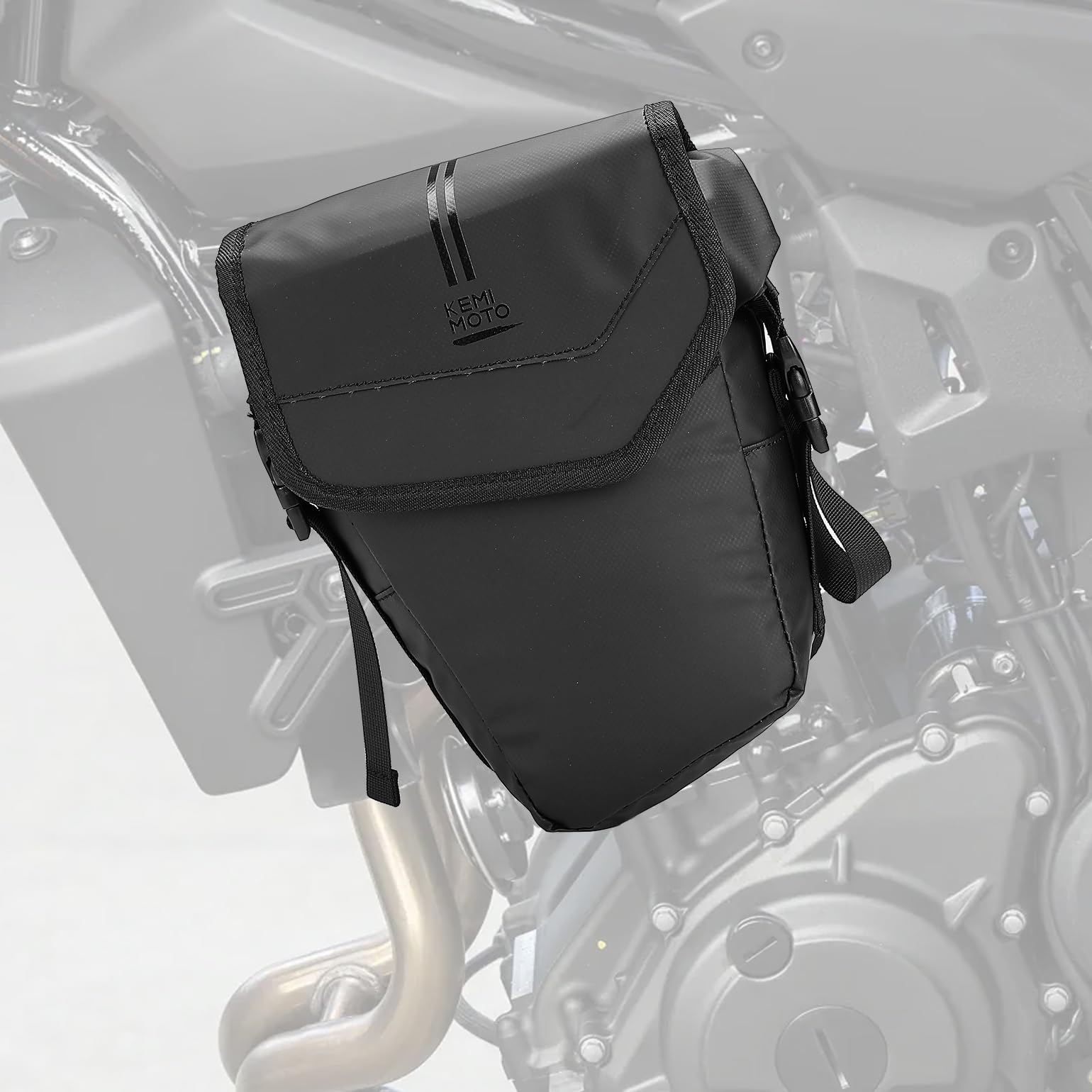 

KEMIMOTO Eliminator/SE (24) Left Side Dedicated Frame Bag 3L for Kawasaki ELIMINATOR/SE Waterproof Bag, Small Storage For Eliminator only чёрный