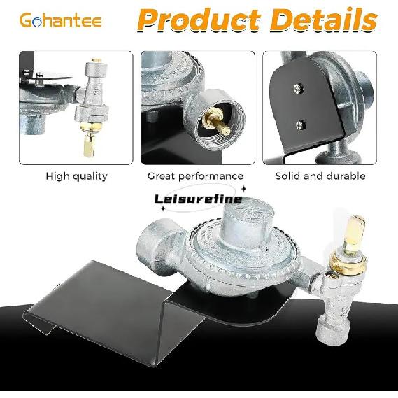 Replacement 64866 Gas Grill Control Valve Regulator Assembly for Weber Q1000 Q1200 Series 50060001 51210001 50060301 51060001