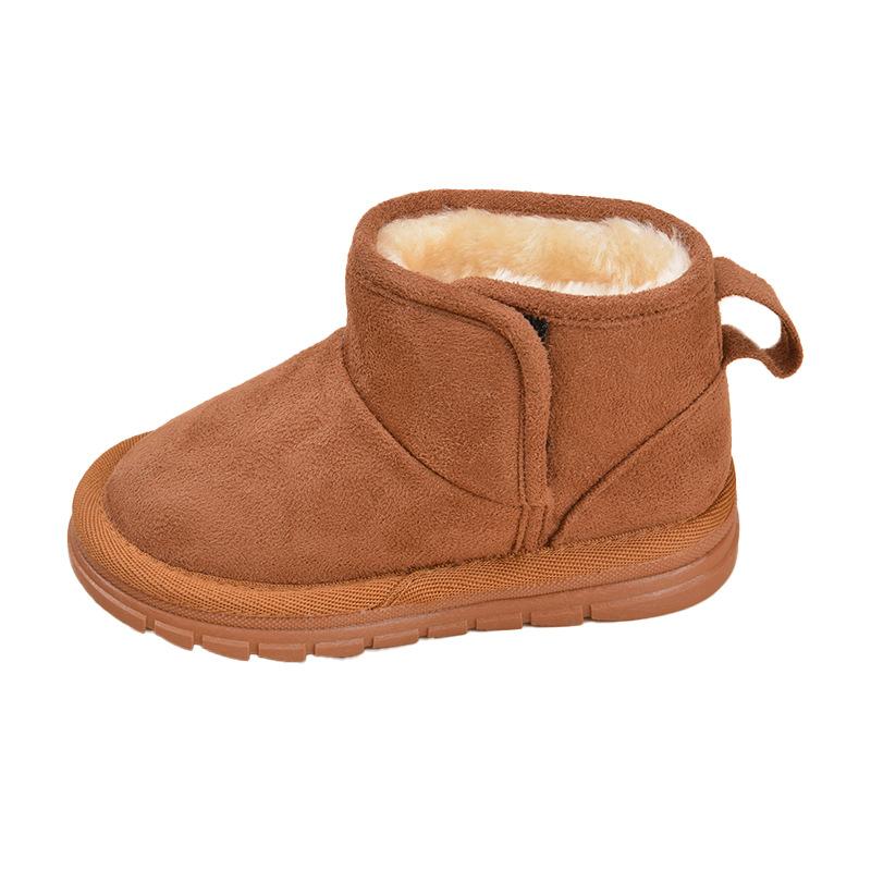 Velvet Insulated Children's Snow Boots Short Boots for Babies