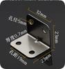 10pcsAngle Iron Plank Table, Chair, Cabinet, Wardrobe Fixed Connector 90 Degrees Right Angle L-shaped Support
