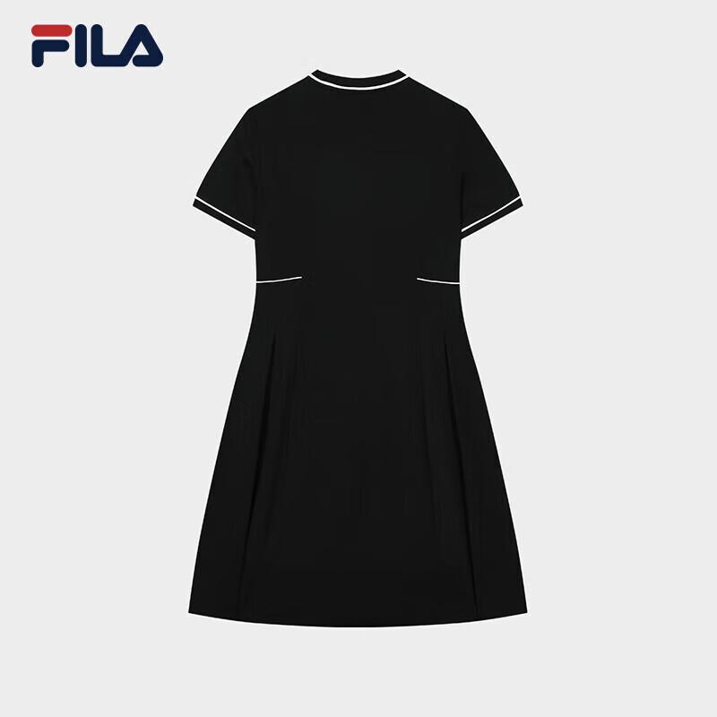 FILA Pompidou Centre Series Women's Knitted Short Sleeve Dress