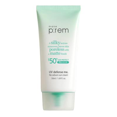 UV Defense Me No Sebum Sun Cream Matte Mineral Sunscreen SPF50+ PA++++ 50ml