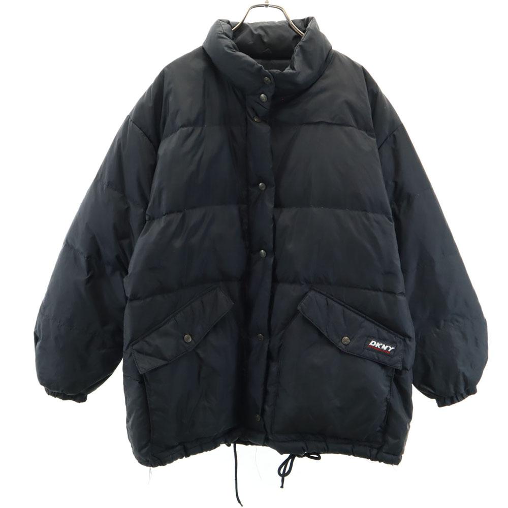 

DKNY JEANS 90-е годы Старый Пуховик S черный Женский Б/у