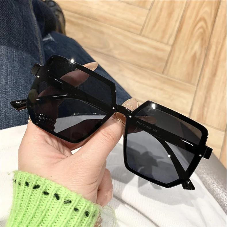 

Large Frame Retro Sunglasses Women S Sunglasses Sunshade Uv Protection Senior Sense Sunglasses Outdoor Travel Men S Goggles As shown