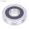 Stainless steel HMA88-10*30*8mm U Groove Bearing Pulley Non-Standard Concave Wheel Guide Wheel For 5mm Diameter Wire Pope/Track