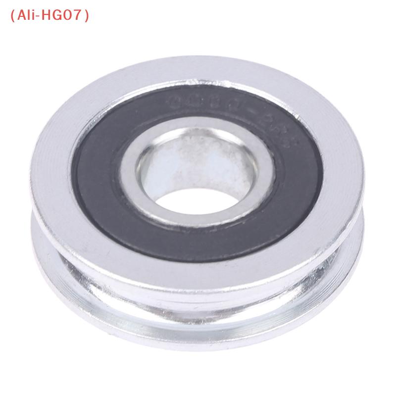 Stainless steel HMA88-10*30*8mm U Groove Bearing Pulley Non-Standard Concave Wheel Guide Wheel For 5mm Diameter Wire Pope/Track