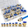 Set of Pneumatic Threaded Quick Connectors Plug-in Connectors 4-16Mm 72E