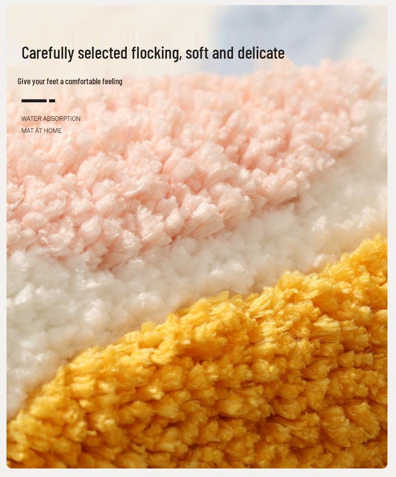 Thick Absorbent Anti-Slip Bathroom Door Mat