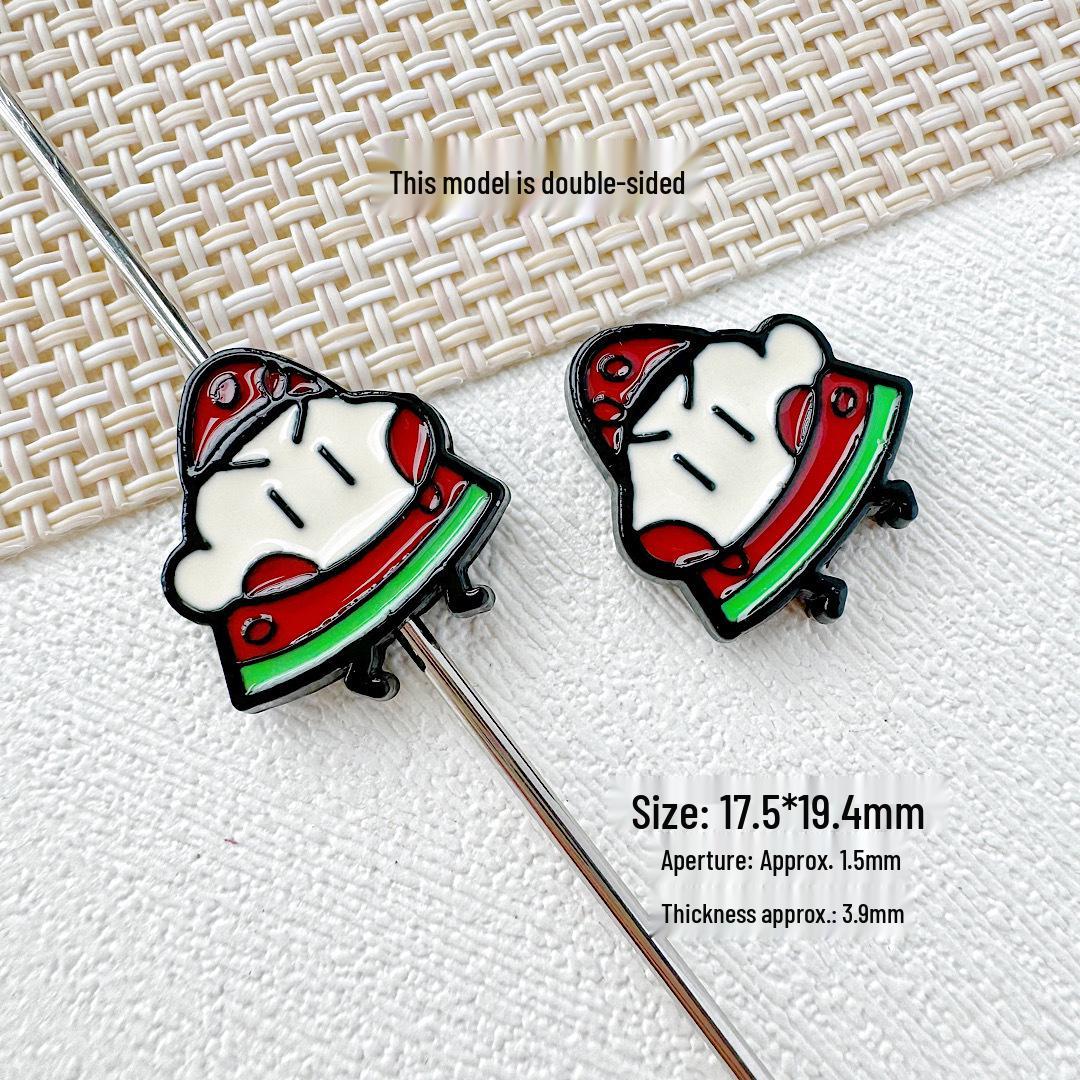 Crayon Shin-chan Cartoon Graffiti Beaded Phone Chain Ornament Single Unit Price