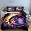 "Fairy Moon Decor Set" Bedding Set with 1 Duvet Cover 2 Pillowcases Single Double King Queen, Gift
