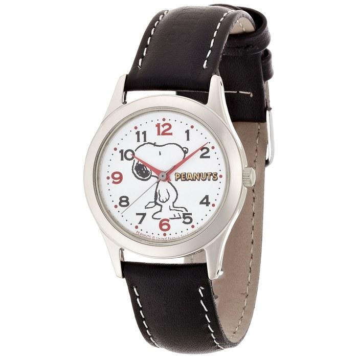 [Citizen Q&Q] Watch Analog Snoopy Waterproof Leather Strap AA95-9854 Women s Black