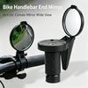 Adjustable Rotatable Bike Rear View Mirror HD Convex Mirror MTB Road Bicycle Handlebar Plug Accessories