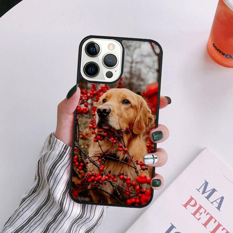 Golden Retriever Dog Phone Case For iPhone 17 Air 14 13 12 16Pro Max 15 11  Plus Max Cover Shell Coque