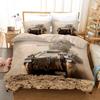 Tank Race Bedding Set Deluxe Home Textile Single Double King Queen Bedding Set Modern Down Quilt Cover And Pillowcase