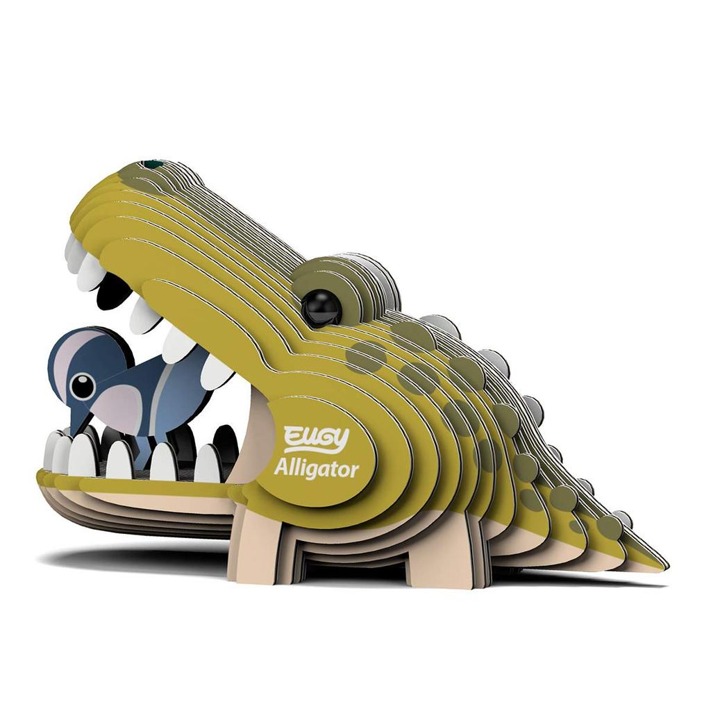 EUGY Crocodile Paper Puzzle - A Fun Educational Toy for Elementary School Boys and Girls, As Well As Adults, Making It a Great Gift.