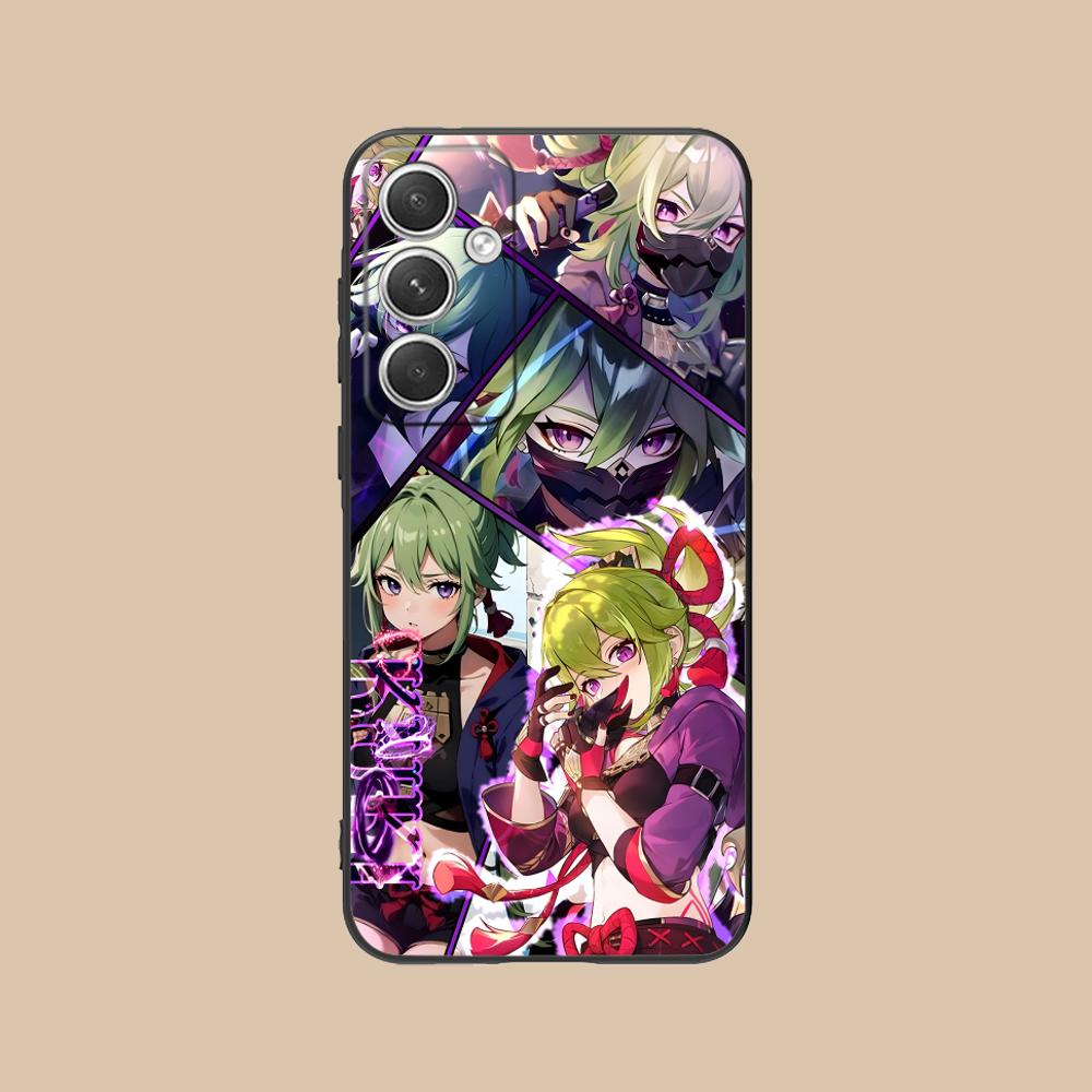 Game GI Kuki Shinobu Mobile Phone Case for Samsung Galaxy S26 S25 S24 S23 S22 S21 S20 Note20 Plus FE Ultra Colorful Cover Luxury