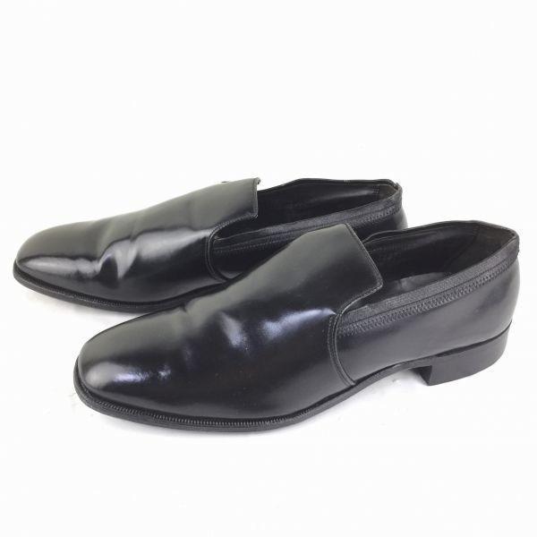 80er-90er Vintage Mansfields Slipper Vamp Business Schuhe Schwarz Größe 10.5D/B 28.0 Herren(GEBRAUCHT)