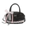 Niche Versatile Cute Lace Portable Boston Bag Women's 2025 Summer New High-end Shoulder Messenger Bag