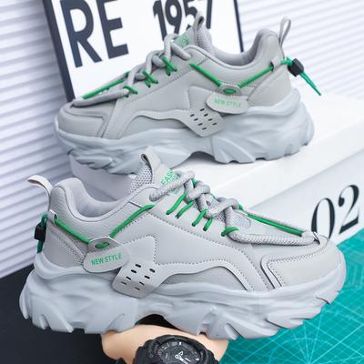 Pantofi Casual Bărbați la Modă Respirabili cu Talpă Groasă Adidași pentru Alergare în Aer Liber Patru Sezoane Pantofi de Tenis Noi Bărbați Talpă Moale Confort Adidași Bărbați