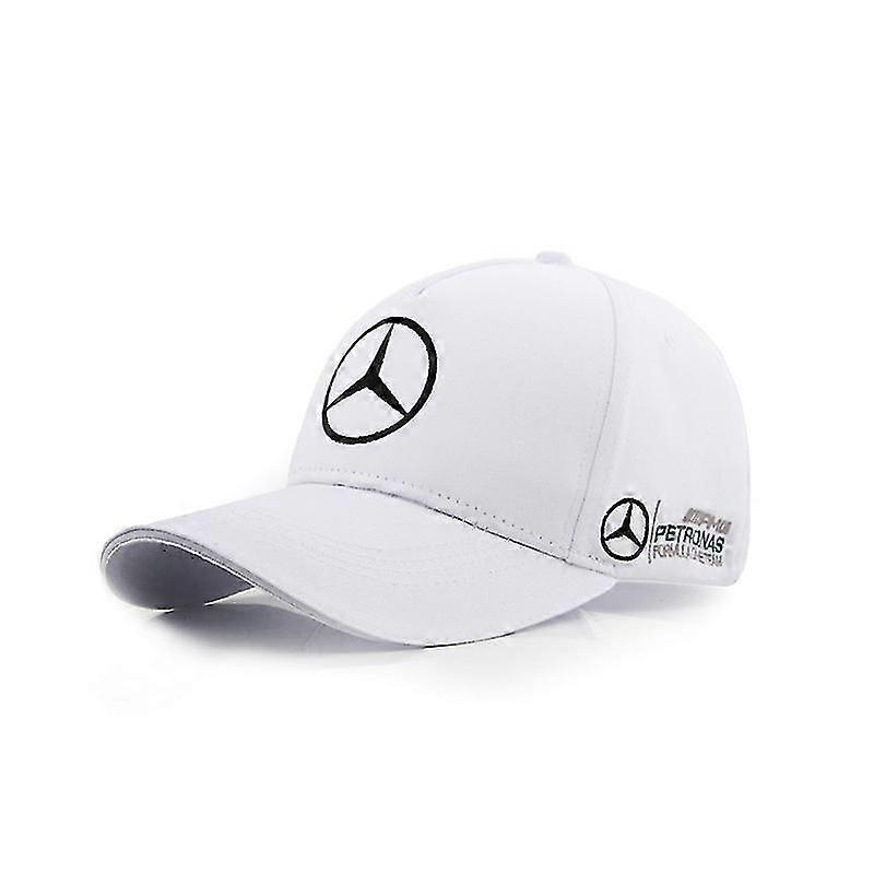 Para Logo Mercedes Benz W203 W204 W205 W210 W211 C63 Bordado Gorra Carreras F1 Motocicleta Adulto Cuatro Estaciones Gorras de Béisbol Para Hombres