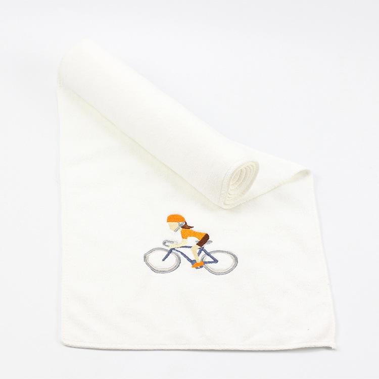 30x100cm Microfiber Embroidery towel Gym Yoga Exercise Swimming Fitness Fast Drying Towel Beach Running  Sports Towel