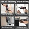 3.6V Electric Screwdriver Battery Rechargeable Portable Screwdriver Wireless Screwdriver Multi-function Drill Tool Set