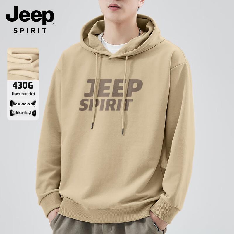 

JEEP SPIRIT Men s Loose Fit Hooded Sweatshirt 3XL
