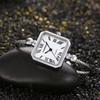 CANSNOW Luxury Fashions quare Watch For Women Bracelet Creative Girl Student Quartz Wristwatches Gift