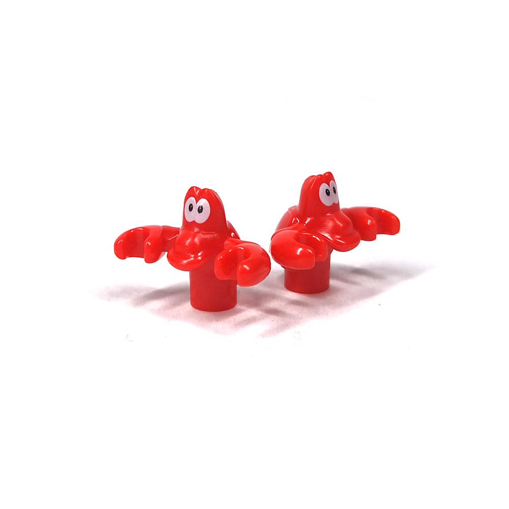 Animal Printed DIY Parts: Goat, Seagull, Penguin, Fish, Sheep - Compatible with MOC Building Block Toys