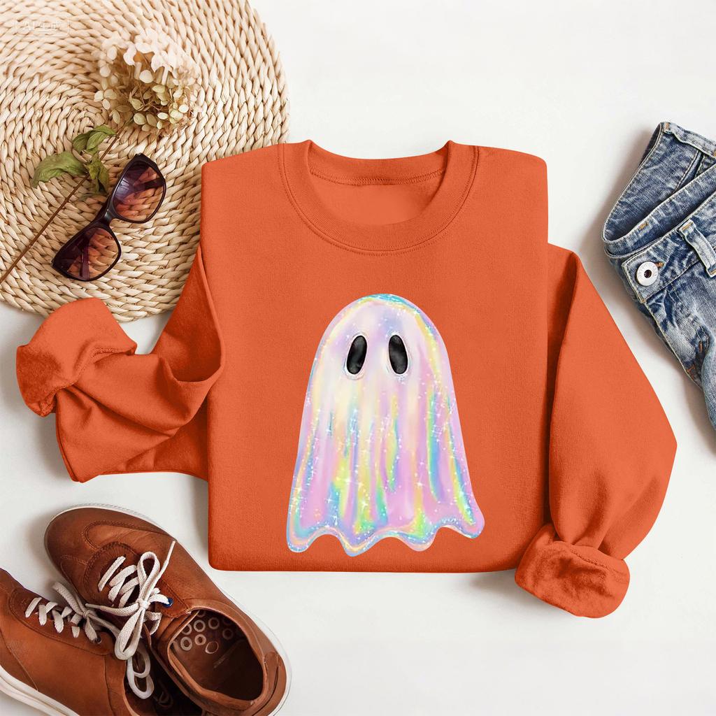 Women  Tops Women's Long Sleeve Sweatshirt Casual Crewneck Loose Fit Pollover Fleece Tops