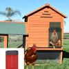 Automatic Chicken Coop Door Anti Pinch Electric Metal Intelligent Timer Opening Closing for Farm Management Tool Farm