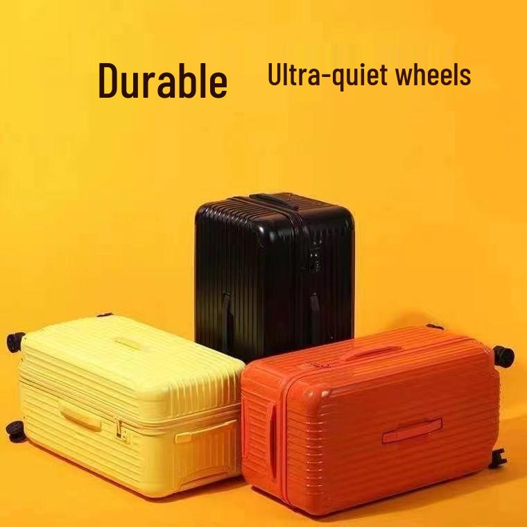 Durable, Extra-Large Rolling Suitcase with Combination Lock – Unisex Travel Luggage